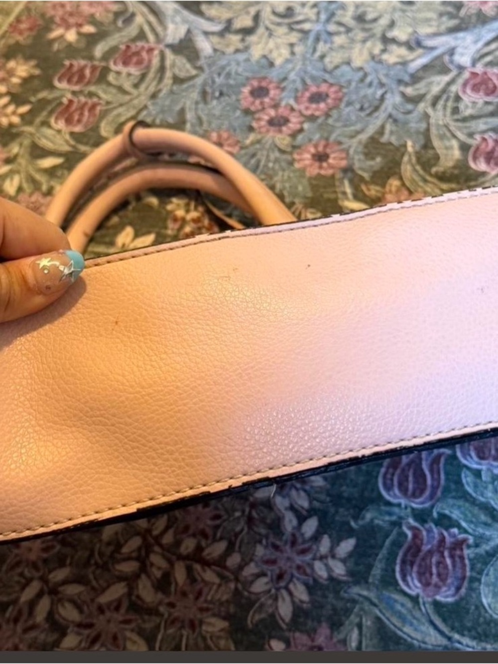 Tod's vintage Pink Leather Shoulder Bag with silver Accents - Picture 5 of 6